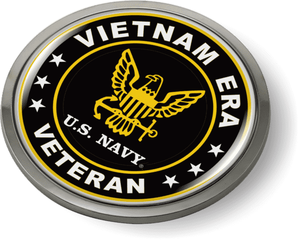 Vietnam ERA Veteran U.S. Navy 3D Emblem